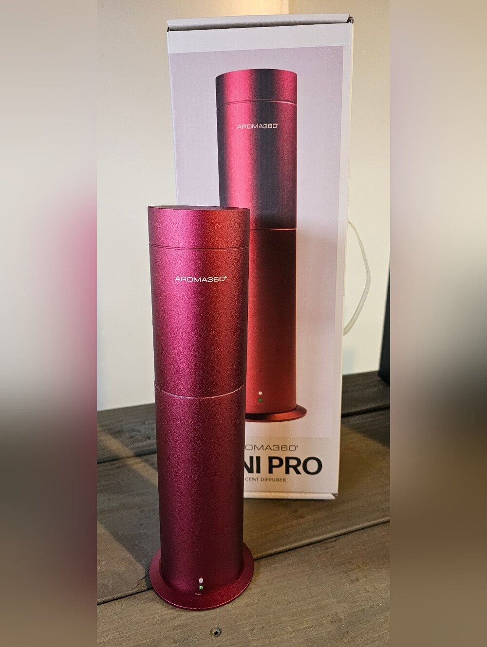 Aroma 360 Mini Pro Smart Diffuser- Metallic Red